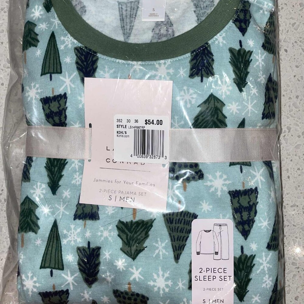 LAUREN CONRAD - Christmas Pajamas - Unisex - Size Men's Small - NEW WITH TAGS